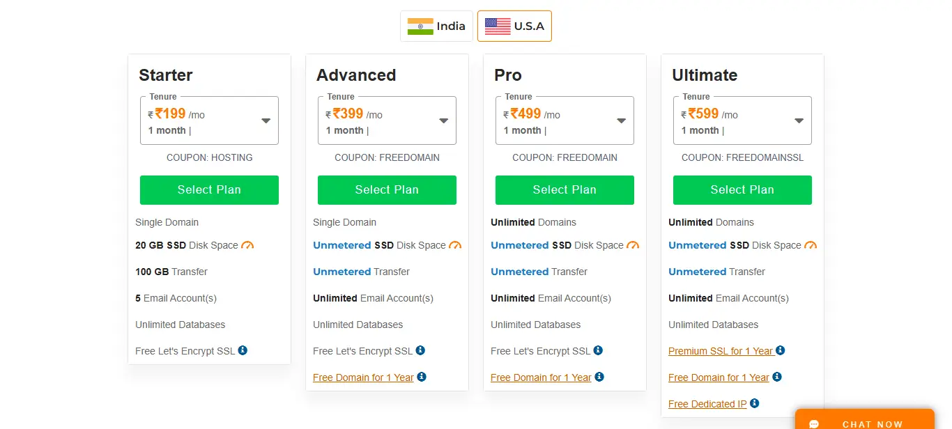 BigRock CMS Hosting Plans