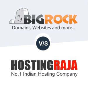 BigRock vs HostingRaja