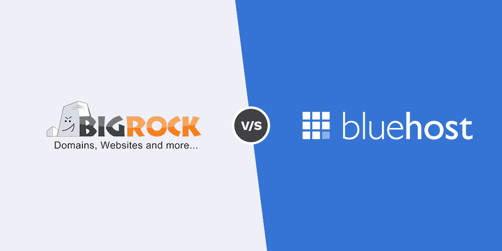 BigRock vs Bluehost TW