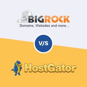 BigRock vs HostGator