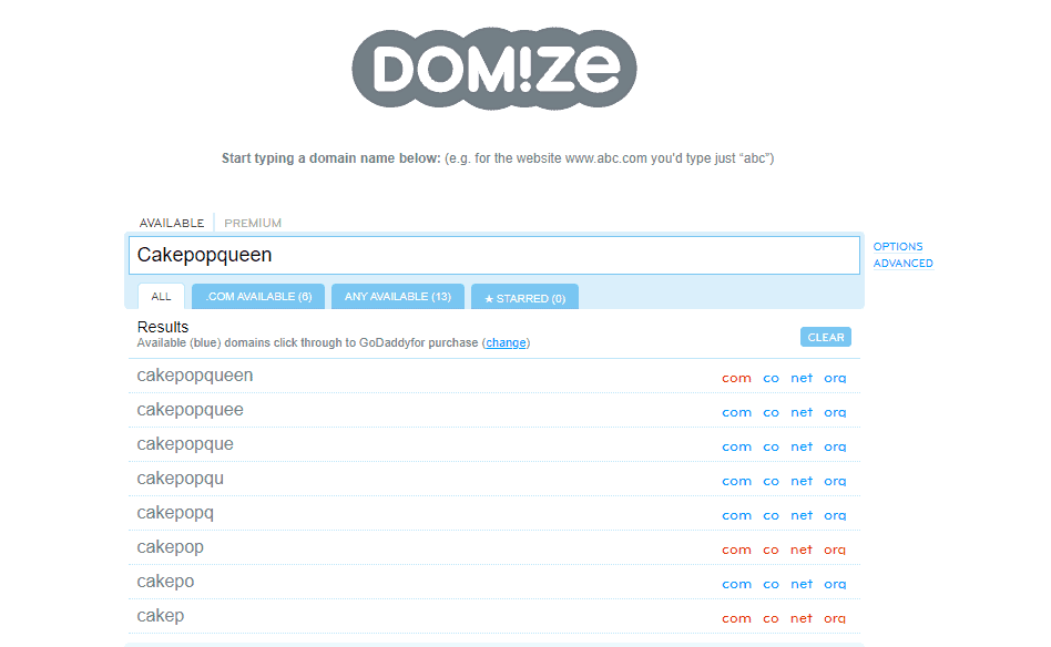 Domize Domain Availability Checker