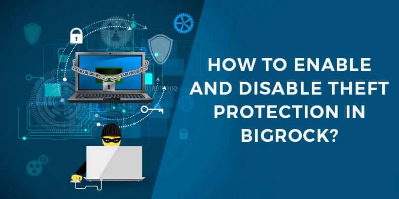 How To Enable and Disable Theft Protection in BigRock?