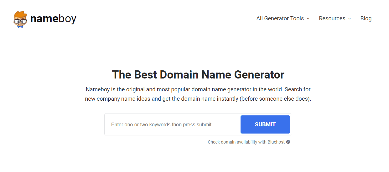 Nameboy Domain Name Generator