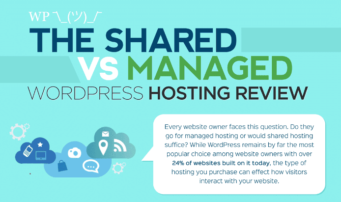 Shared vs Managed WordPress Hosting banner