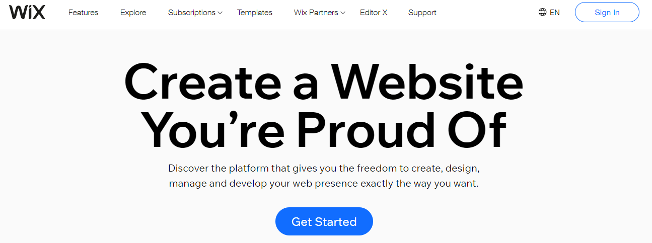 Wix Free Website Builder