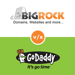 BigRock vs GoDaddy