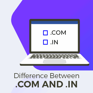 Difference Between .COM and .IN