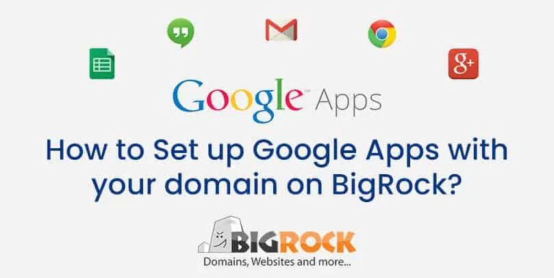 Set up Google Apps With Your Domain on BigRock