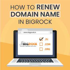 How to Renew Domain Name in BigRock